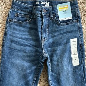 Kid jeans with flannel lining. New. Size 8